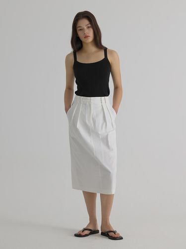 Cotton Pintuck Skirt - verbom - Modalova