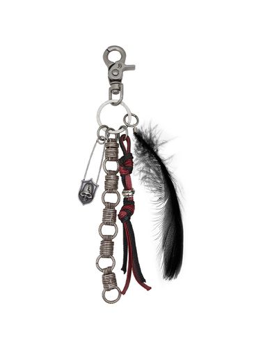 Signature Biker Keyring_Black - HILLDA - Modalova