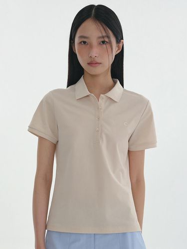 Standard Pique T-Shirt_Light Beige - CLOVE - Modalova