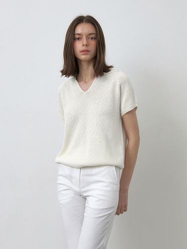 Holgarment Open Collar Knit - chat de lama - Modalova