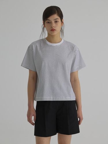 Stripe Silket T-shirt - verbom - Modalova