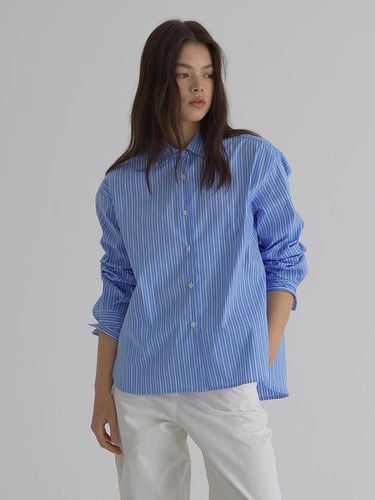 Cotton Standard Shirt_Blue - verbom - Modalova