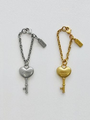 Mini Heart Key Charm (2 Colors) - demeriel - Modalova