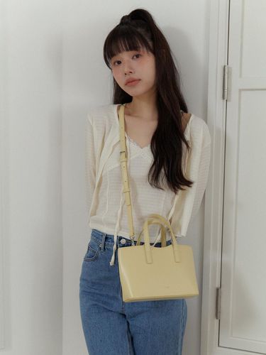 Dear Mini Tote Bag _ Yellow - OVHEE - Modalova