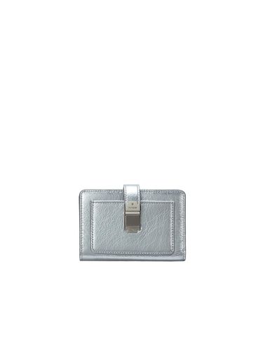 Perfec Fold Half Wallet Silver - vunque - Modalova