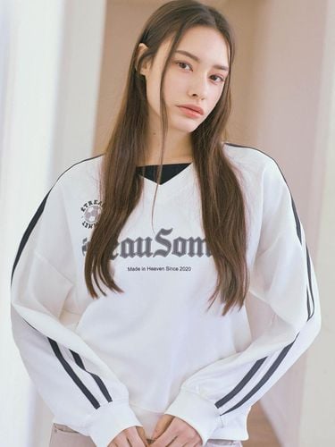 Athlet Logo Sweatshirt_Off White - ETRE AU SOMMET - Modalova