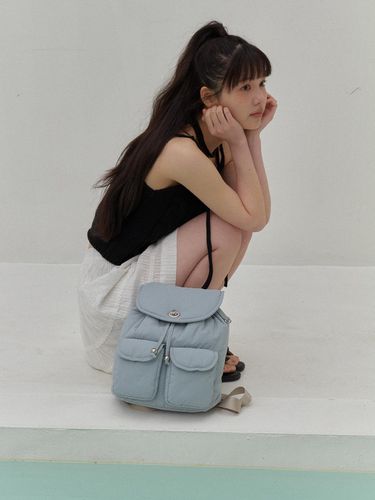 Mignon Padded Backpack _ Sky Blue - OVHEE - Modalova