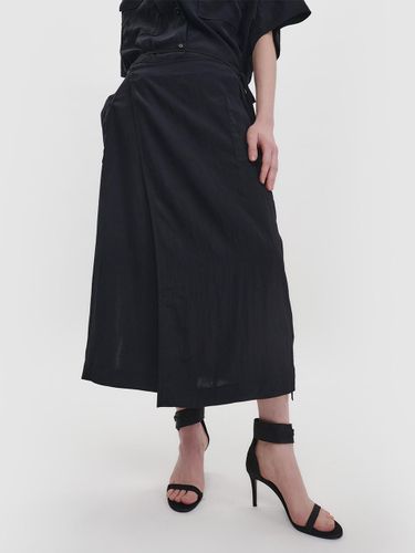 Unbalanced Length Wrap Skirt (2 Color) - MAGJAY - Modalova