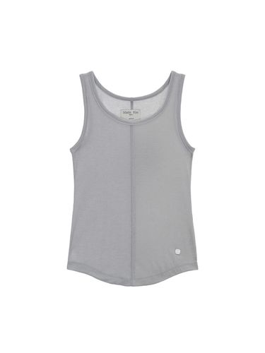 Texture Point Sleeveless Top_Grey - Matin Kim - Modalova