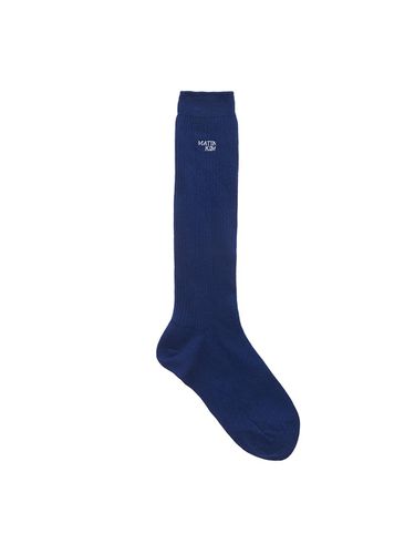 Small Logo Silket Half Socks_Blue - Matin Kim - Modalova