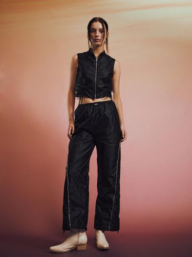 Line Point Nylon Pants_Black - Rennesmia - Modalova