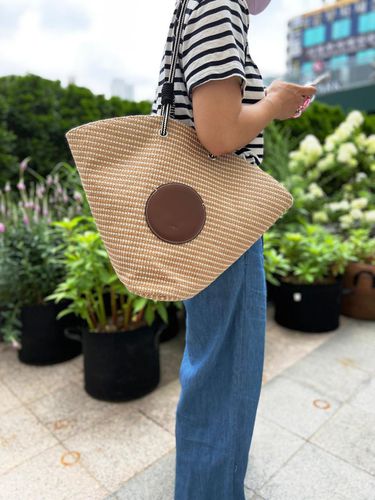 Rattan Circle Summer Bag - THEHEE - Modalova