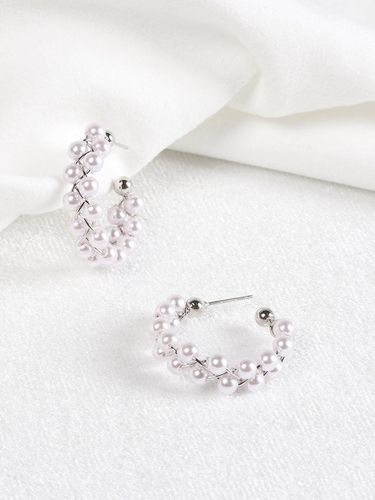 Dual String Pearl Earring - Dana Burton - Modalova