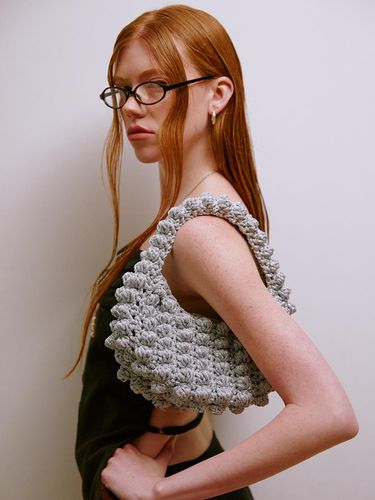 Bubble Knit Bag ( Silver ) - Third movement - Modalova