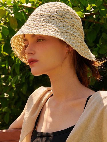 Knit Bucket Hat - camino - Modalova