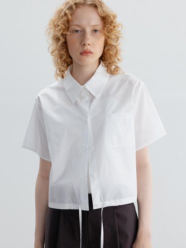 Cotton Drawstring Shirt - Carriere - Modalova