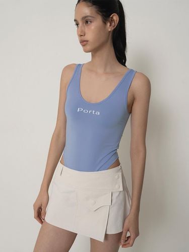 Porta Logo Bodysuit_Blue - Porta - Modalova