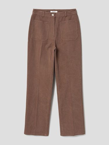 Cotton Trip Pants_Yellowish Brown - The Aperture - Modalova