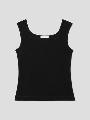 Square Neck Top_Black - The Aperture - Modalova