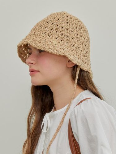 Net Bucket Hat_Beige - ANOETIC - Modalova