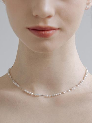 Glossy Mini Pearl Necklace - HAS - Modalova