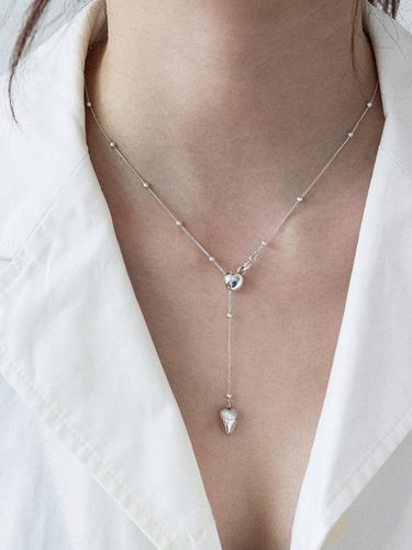 Heart Cup Drop Necklace (Pearl) - VINOOM - Modalova