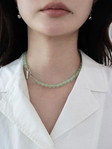 Prehnite Ball Necklace - VINOOM - Modalova