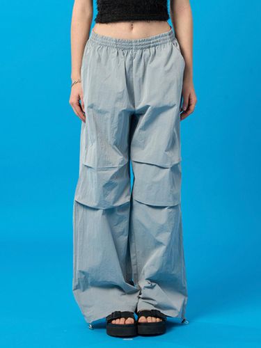 Summer Cooling Crisp Wide Banded Parachute Pants - KOLEAT - Modalova