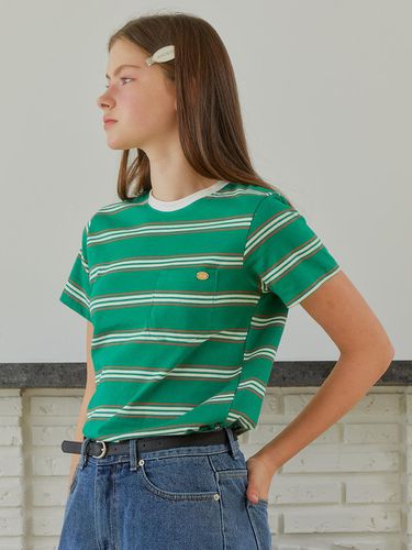 ANC Stripe Half T-shirt_Green - ANOETIC - Modalova