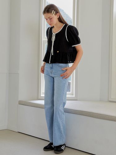 New Straight Denim Pants_Light Blue - ANOETIC - Modalova