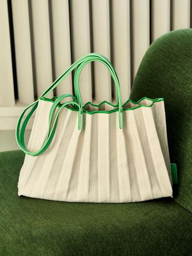 Lucky Pleats Canvas Leaf Large Shopper Bag - JOSEPH & STACEY - Modalova