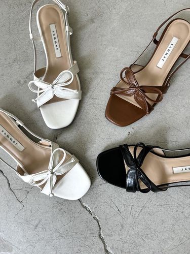 Ribbon Sandals (3 Colors) - SUMMER SEOUL - Modalova