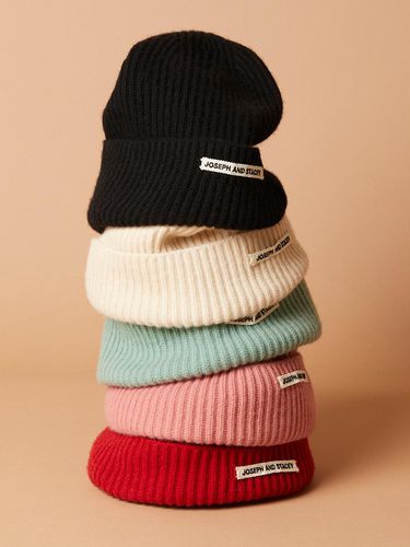 Cashmere Volumed Beanie (5 Colors) - JOSEPH & STACEY - Modalova