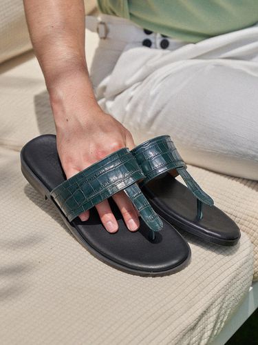 Tove Flip Flops_Green Croco - ALL CLASSIC - Modalova