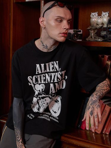 Rider Alien T-shirt_Black - HOODHOOD - Modalova