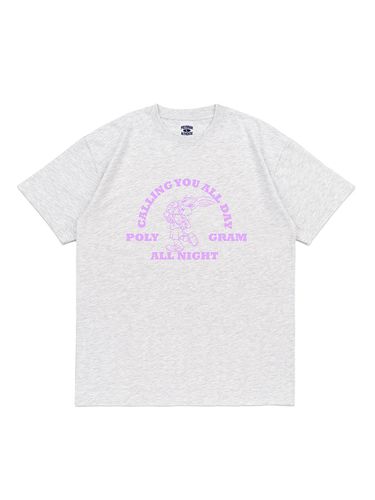 Calling Bunny T-shirt_Light Melange - POLYGRAM - Modalova