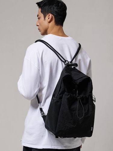 Washed Nylon Paracord Backpack_Black - BSMT - Modalova