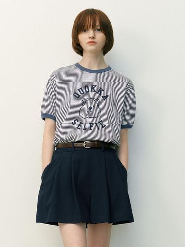 Quokka Stripe Ringer T-shirt - AND YOU - Modalova