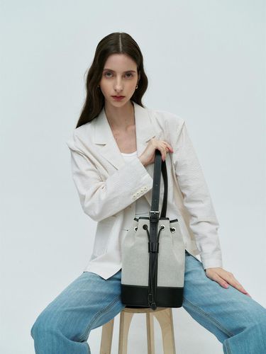 Classic Canvas Bucket Bag_Black - Dunst for WOMEN - Modalova