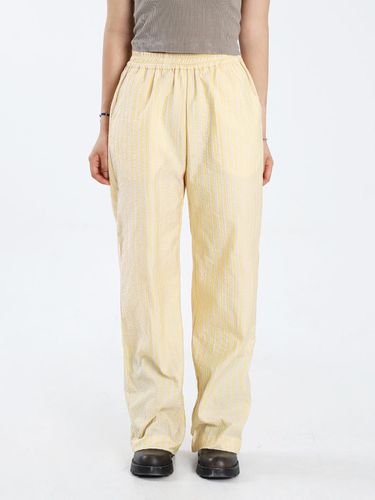 Long Banding Pants - Yellow - HolidayVisitor - Modalova