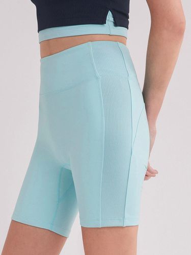 Farrah Biker Shorts_Aqua Blue - NYLORA - Modalova