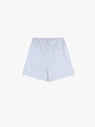 Lace Stripe Shorts - Sky Blue - PINK PINEAPPLE - Modalova