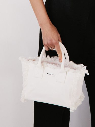 Nylora Fringe Bag Small_White - NYLORA - Modalova