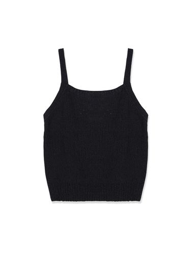 Multi Sleeveless Knit Top_Charcoal - REBOLD - Modalova