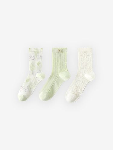 Lime 3 Piece Socks Set - EAU CLAIR - Modalova