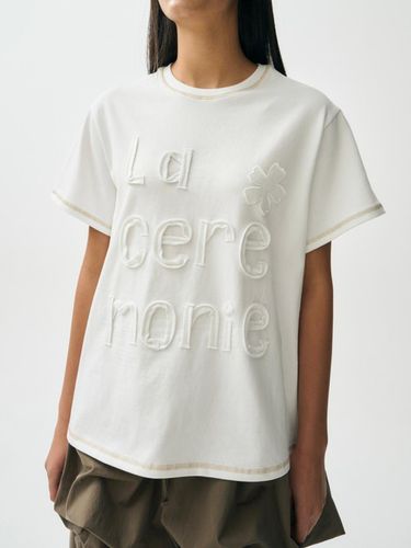 Tape Logo Tee / White - LACEREMONIE - Modalova