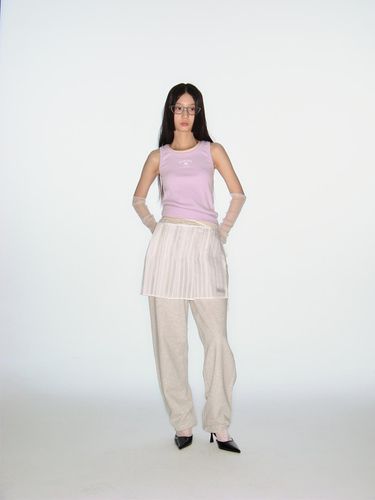 Pleated Layered Skirt - 2colors - zeezeezee - Modalova