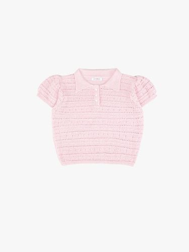 Pastel Punching Half Knit - PINK PINEAPPLE - Modalova