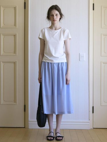 Double Banded Skirt_Sky - Tillber - Modalova