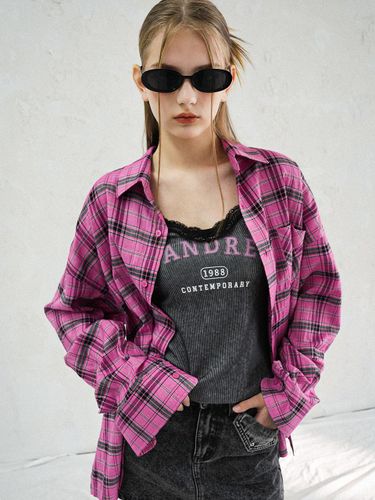 Legacy Overfit Check Shirt PINK - AVANDRESS - Modalova